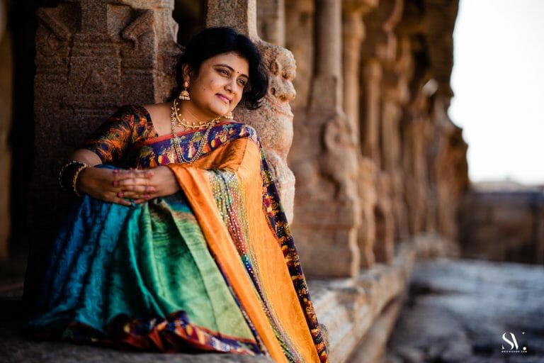 Sravanti & Harinath | Pre Wedding Lepakshi Nandi Temple | Bangalore - photograph 26