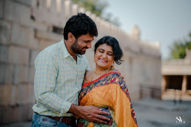 Sravanti & Harinath | Pre Wedding Lepakshi Nandi Temple | Bangalore - photograph 24