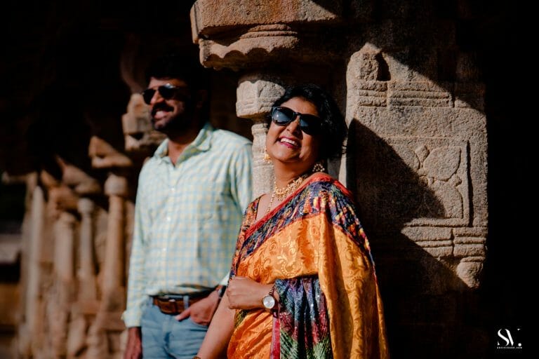 Sravanti & Harinath | Pre Wedding Lepakshi Nandi Temple | Bangalore - photograph 23