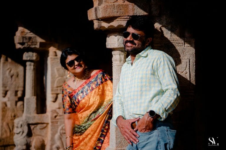 Sravanti & Harinath | Pre Wedding Lepakshi Nandi Temple | Bangalore - photograph 22
