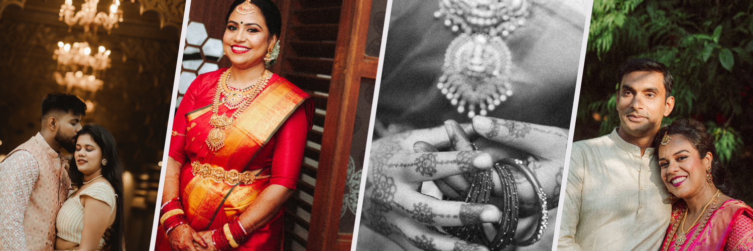 Top wedding photographer in Bangalore portfolio showing wedding corporate and pre-wedding photography